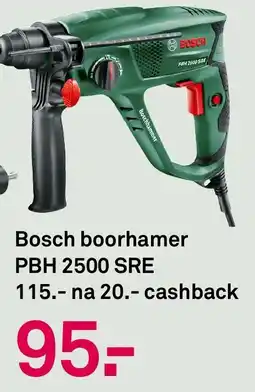 Karwei Bosch boorhamer PBH 2500 SRE aanbieding
