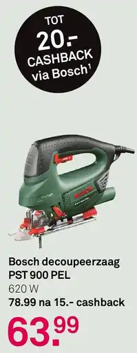 Karwei Bosch decoupeerzaag PST 900 PEL aanbieding