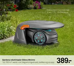 Karwei Gardena robotmaaier Sileno Minimo aanbieding