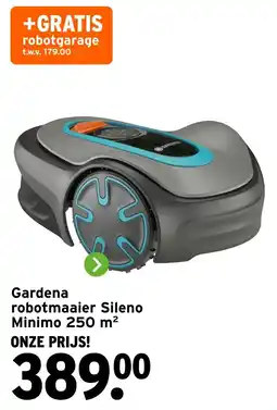 GAMMA Gardena robotmaaier Sileno Minimo 250 m² aanbieding