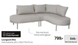 Karwei Loungeset Mila aanbieding