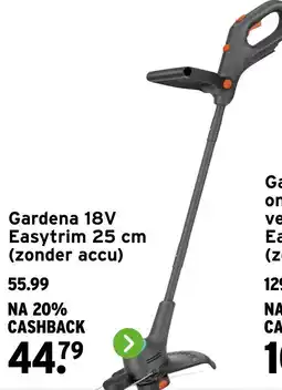 GAMMA Gardena 18V Easytrim 25 cm (zonder accu) aanbieding