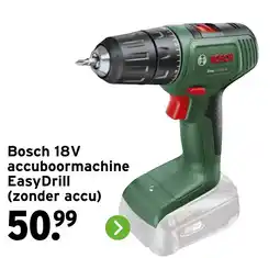 GAMMA Bosch 18V accuboormachine EasyDrill (zonder accu) aanbieding