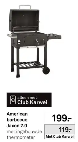 Karwei American barbecue Jaxon 2,0 aanbieding