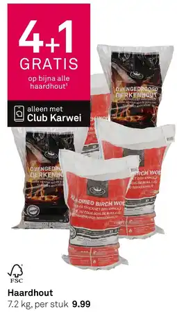 Karwei Haardhout aanbieding