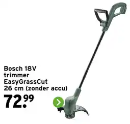 GAMMA Bosch 18V trimmer EasyGrassCut aanbieding
