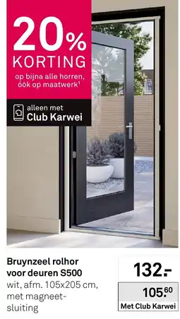 Karwei Bruynzeel rolhor voor deuren S500 aanbieding