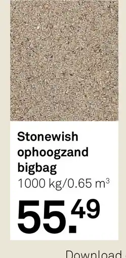 Karwei Stonewish ophoogzand bigbag aanbieding