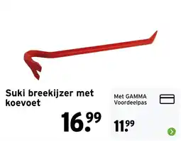 GAMMA Suki breekijzer met koevoet aanbieding