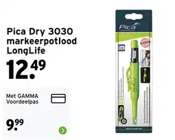 GAMMA Pica dry 3030 markeerpotlood longlife aanbieding