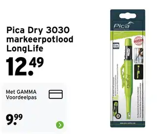 GAMMA Pica dry 3030 markeerpotlood longlife aanbieding