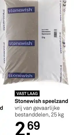 Karwei Stonewish Speelzand aanbieding