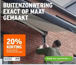 GAMMA Op alle buiten- zonwering op maat aanbieding