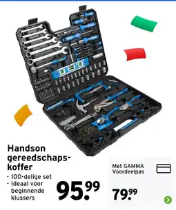 GAMMA Handson gereedschaps- koffer aanbieding