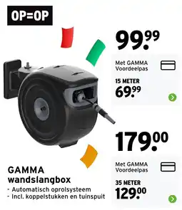 GAMMA Gamma wandslangbox aanbieding