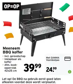 GAMMA Meeneem BBQ koffer aanbieding