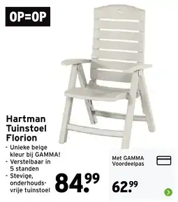 GAMMA Hartman Tuinstoel Florion aanbieding