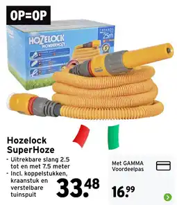 GAMMA Hozelock SuperHoze aanbieding