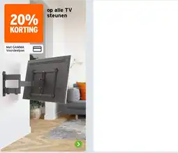 GAMMA Op alle tv steunen aanbieding