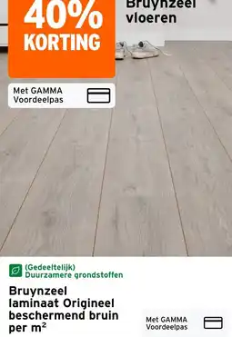 GAMMA Bruynzeel laminaat Origineel beschermend bruin per m² aanbieding