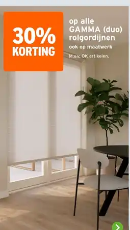 GAMMA Gamma (duo) rolgordijnen aanbieding