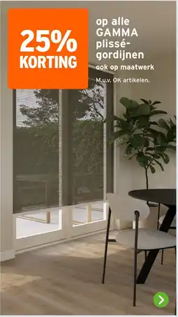 GAMMA GAMMA plissé- gordijnen aanbieding