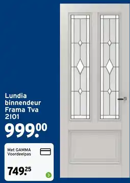 GAMMA Lundia binnendeur Frama Tva 2101 aanbieding