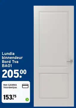 GAMMA Lundia binnendeur Bord Tva BA01 aanbieding
