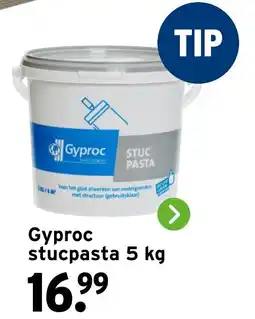 GAMMA Gyproc stucpasta 5 kg aanbieding