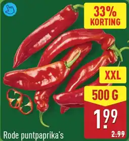ALDI Rode puntpaprika's aanbieding