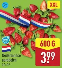 ALDI Nederlandse aardbeien aanbieding