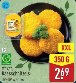ALDI My Vay Kaasschnitzels aanbieding