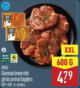 ALDI BBQ Gemarineerde procureurlapjes aanbieding