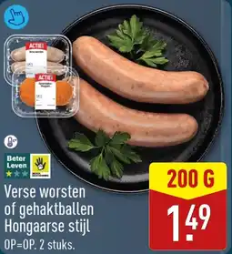 ALDI Verse worsten of gehaktballen Hongaarse stijl aanbieding