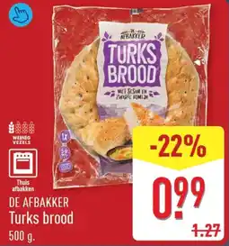 ALDI De Afbakker Turks brood aanbieding
