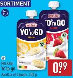 ALDI Milsani Yo'to go aanbieding