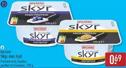 ALDI Milsani Skyr met fruit aanbieding