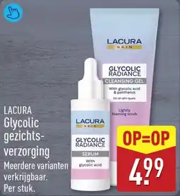 ALDI Lacura Glycolic gezichtsverzorging aanbieding