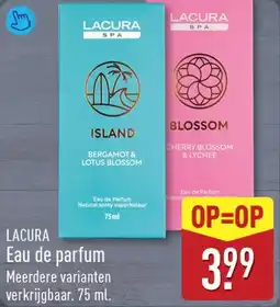 ALDI Lacura Eau de parfum aanbieding