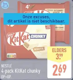 ALDI Nestlé 4-pack KitKat chunky aanbieding