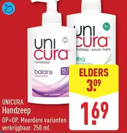 ALDI Unicura Handzeep aanbieding