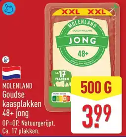 ALDI Molenland Goudse kaasplakken 48+ jong aanbieding