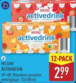 ALDI Milsani Activedrink aanbieding