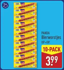 ALDI Panda Bierworstjes aanbieding