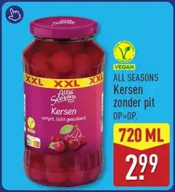 ALDI All Seasons Kersen zonder pit aanbieding