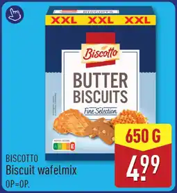 ALDI Biscotto Biscuit wafelmix aanbieding
