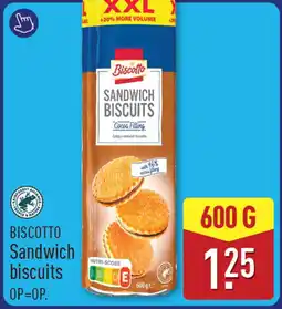 ALDI Biscotto Sandwich biscuits aanbieding