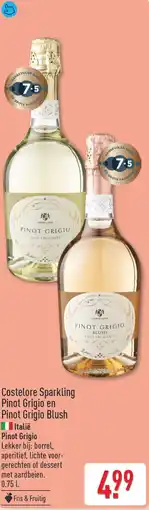 ALDI Costelore Sparkling Pinot Grigio en Pinot Grigio Blush aanbieding