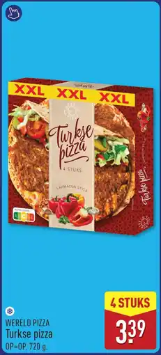 ALDI Wereld pizza Turkse pizza aanbieding