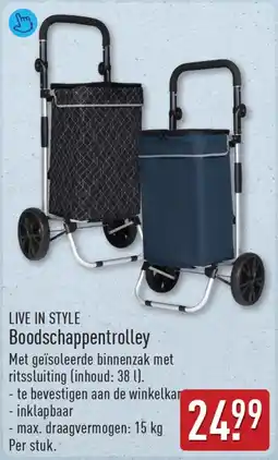 ALDI Live in style Boodschappentrolley aanbieding